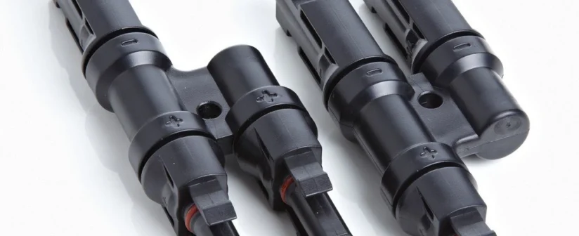 Connect MC4 and Y connector